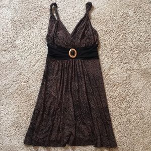 Leopard print sun dress